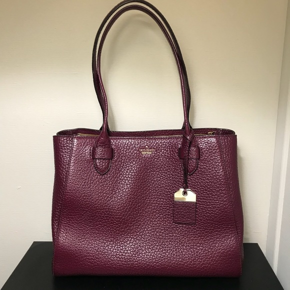 kate spade maroon tote